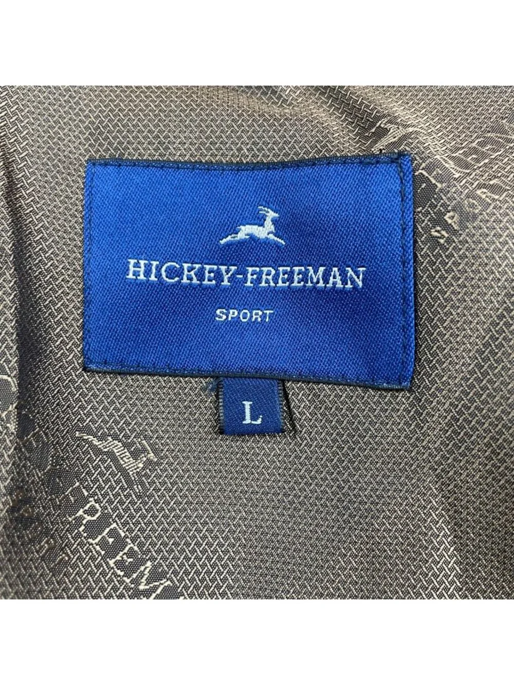 Hickey Freeman Men's 100% Linen Unstructured Sport Blazer/Jacket • Italy • Large